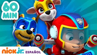 PAW Patrol Patrulla de cachorros  ¡1 hora de los Mighty Pups de PAW Patrol  Nick Jr en Español [upl. by Sirtimed]