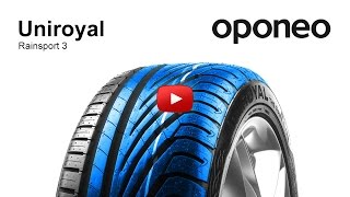 Tyre Uniroyal Rainsport 3 ● Summer Tyres ● Oponeo™ [upl. by Ettennej]