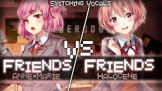 ◤Nightcore◢ ↬ FRIENDS Switching Vocals  HALOCENE COVER [upl. by Marian]