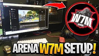 MOSTRANDO MEU SETUP  A ARENA W7M  VLOG [upl. by Ecydnak813]