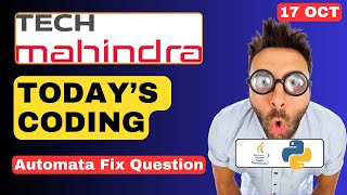 17 OCT  Tech Mahindra Coding Questions 2023  Tech Mahindra Assessment Test 2023  Tekno UF [upl. by Annod]