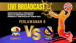 PERLAWANAN 8 INTEGOMB VS STAR [upl. by Hcurab]