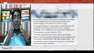 Microeconomics II Lecture 21 Marginalism and Its Breakdown  Siddik Rabiyath [upl. by Georgia]