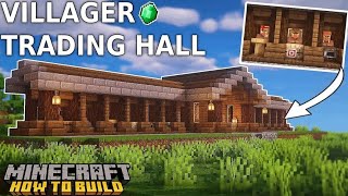 I BUILD TRADING HALL IN MINECRAFT MYSTERY SMP 😎 [upl. by Dorcia]