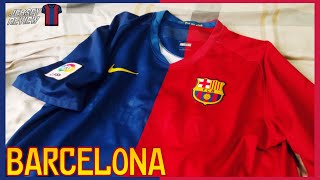 FC Barcelona 200809 Home kit  Classic Blaugrana  JERSEY REVIEW El Clasico Special [upl. by Sirred443]