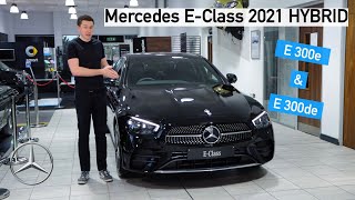 Mercedes EClass 2021 HYBRID FACELIFT  E300e amp E300de [upl. by Ddot]