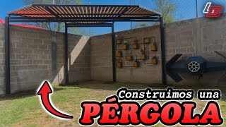 ⛩ Construimos una PÉRGOLA de metal con diseño de DIAMANTE 💎  Los Bestauradores [upl. by Eirrol]