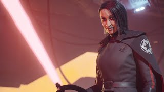 Star Wars Jedi Fallen Order Boss Fight The Second Sister No Damage Fight one [upl. by Namdor]