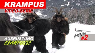 Gastein Krampus Ausrüstung beim Gasteiner Krampuslauf  NEW [upl. by Litsyrk]