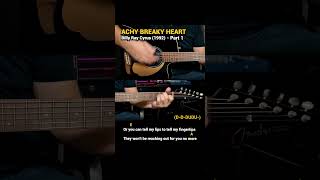 Achy Breaky Heart  Billy Ray Cyrus 1992 Easy Guitar Chords Tutorial with Lyrics part 1 SHORTS [upl. by Holman540]