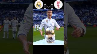 Real Madrid vs Granada CF La Liga [upl. by Reaht896]