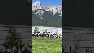 Canmore Highland Games summer canada canmore rockymountains scottish band mountains [upl. by Isaacs]