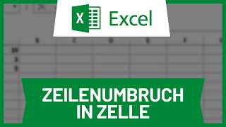 Excel Zeilenumbruch in Zelle • Tutorial [upl. by Quintie]