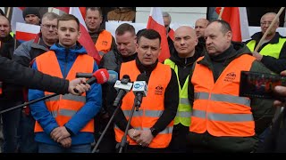 Konferencja rolników protestujących pod Urzędem miasta Biała Podlaska 20032024 [upl. by Nai100]