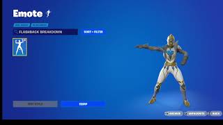 Fortnite Flashback Breakdown Emote Gameplay Fortnite Battle Royale [upl. by Tebor472]