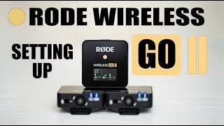 Rode Wireless Go II best settings and how to use on a mirrorless camera [upl. by Ebenezer]