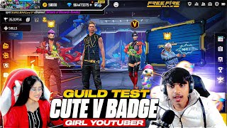 GUILD TEST PRANK ON CUTE V BADGE GIRL 😱🔥 SAMSUNG A3A5A6A7J2J5J7S5S6S7S9A10A20A30A50 [upl. by Anav]