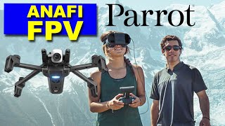 The New Parrot ANAFI FPV Drone  Checking out the cool new camera features [upl. by Alokin]