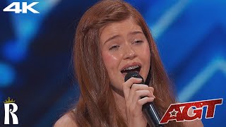 Sophie Lennon Audition  Believe  Week 8  Americas Got Talent 2024 [upl. by Beal938]