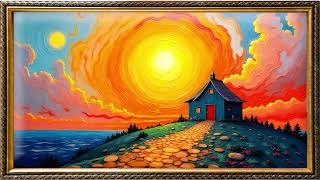 The Art Gallery Framed Art Screensaver  Framed Art on Youtube  Oil Painting Art Without Sound 4k [upl. by Cordy]