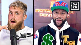 quotNO WAYquot Floyd Mayweather REACTS On Jake Paul COMMENTING BAD On Mike Tysons Late Daughter [upl. by Aramois]