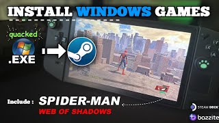 Tutorial Install Game Windows di Steam OS  Spiderman WoS on Bazzite [upl. by Anahsar]