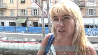 Suivi des travaux du tramway de Nice  Juin 2015 [upl. by Lletram]