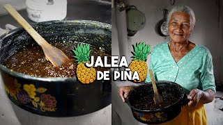 🍍COMO HACER JALEA DE PIÑA CASERA RIQUÍSIMA🍍  Doña Georgina Castro [upl. by Luhe]