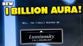 EON 1 NEW 1 IN 1 BILLION AURA SHOWCASE IN ROBLOX SOLS RNG [upl. by Megen]