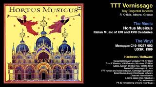 Hortus Musicus Italian Music of the XVI and XVII Centuries [upl. by Ahsoet77]