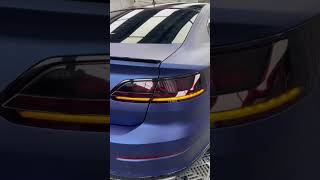 CAXVINYL Factory Direct HD PET Liner Ghost Metallic Dark Blue Car Wrap [upl. by Eeimaj]