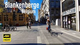 Blankenberge Belgium 4KHDR Walking Tour  2021  Tourister Tours [upl. by Thenna]