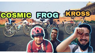 FROGKROSSCOSMIC SUNDAY MORNING RIDE TO INDIA GATE  GEAR VS NON GEAR  60KM AMAZING EXPERIENCE [upl. by Roobbie]