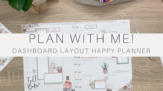 Plan With Me  Happy Planner Dashboard Layout  October 713 2024 [upl. by Edrick]