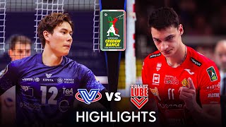 MONZA vs LUBE  Highlights  Quarterfinals  Superlega 2024 [upl. by Nnylirehs]