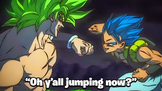 When GOGETA spawned in to beat the CTE out of BROLY [upl. by Moseley]