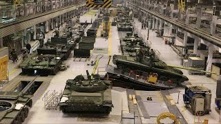 NO TANKS  THE 3 BIGGEST RUSSIAN TANK FACTORIES ARE IDLING DUE TO ELECTRONICS SHORTAGE  2023 [upl. by Lash436]