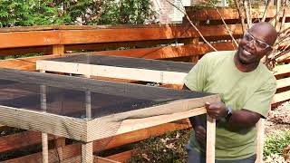 How to Install Coolaroo Shade Fabric  30 amp 50 GARDEN COVER [upl. by Paehpos]