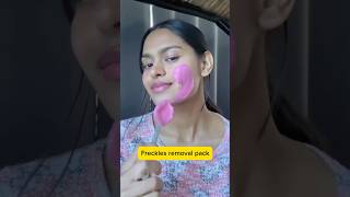 Freckles Pigmentation Removal Pack Treatment shortvideo frecklestreatment pigmentation solution [upl. by Yraeht]