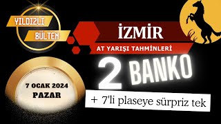 7 Ocak 2023 Pazar İzmir At Yarışı Tahminleri [upl. by Ahter661]