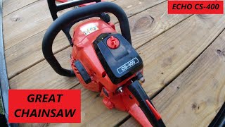 A Great Chainsaw  Echo CS400 [upl. by Veneaux]