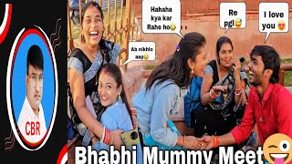 Bhabhi Ko Mummy Se Mila Diya 😄❤️  Guddu Vlogs  Crazy boy reaction new video  Trending Video [upl. by Odnumyer]