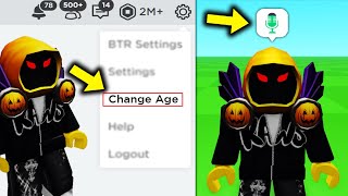 How To CHANGE Your AGE if UNDER 13 On Roblox Change Birthday On Roblox [upl. by Phene]