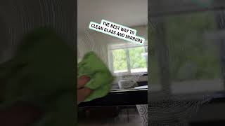 How to clean glass and mirrors ✨ 🎥 ttadelesfreshandtidycleans [upl. by Dranyam]