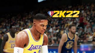 NBA 2K22 PS5 Gameplay  Los Angeles Lakers vs Warriors  PA Announcers 4K60FPS [upl. by Nyssa]