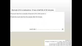 Radioactive Decay and Half Life Cambridge IGCSE O level Physics 0625 0972 5054 Lesson 75 Part b [upl. by Dietsche]