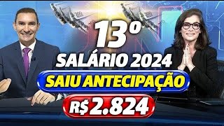 INSS 1ª PARCELA do 13º SALÁRIO para os APOSENTADOS  CALENDÁRIO INSS 2024  VEJA DATAS e VALORES [upl. by Michell279]