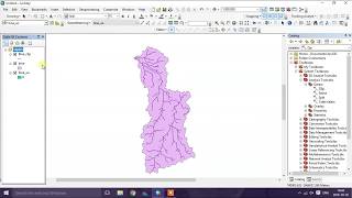 Watershed Delineation in ArcMap [upl. by Tiduj279]