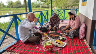 How to cook barberry rice with chicken authentic Iranian food in the village [upl. by Grieve859]