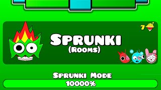 INCREDIBOX SPRUNKI ROOMS IN GEOMETRY DASH SPUNKI GD [upl. by Nerol224]